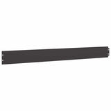Lawn Edgings 50 pcs Black 10x103 cm Cold-rolled Steel 860136