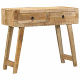 Console Table 90x32x75 cm Solid Wood Rough Mango 4104519