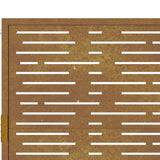 Garden Gate 100x175 cm Corten Steel Square Design 153200
