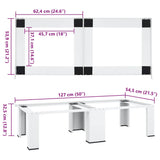 Double Washing and Drying Machine Pedestal White 51194