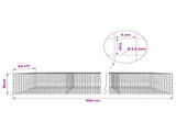 Gabion with 3.5 mm Wire and 5x5 cm Mesh 900x50x50 cm 3462324