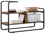 Console Table Smoked Oak 80 x 35 x 75 cm Engineered Wood 8007559