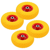 Sack Truck Wheels 4 pcs Solid PU 3.00-4 142974