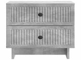Bedside Cabinet with Drawer Concrete Grey 43 x 34.5 x 47.5 cm 893841