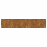 Lawn Edgings 10 pcs 20x103 cm Flexible Corten steel 821894
