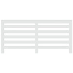 ZNTS Radiator Cover White 175x20x82 cm Engineered Wood 852708