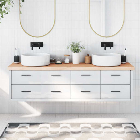 Bathroom Countertop 180x50x cm Untreated Solid Wood 3156070