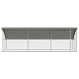 Chicken Cage 3 pcs Silver 600 x 200 x 200 cm Galvanised Steel 3368318