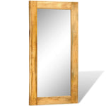 Wall Mirror with Solid Wood Frame 120 x 60 cm 241089