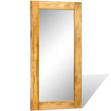 Wall Mirror with Solid Wood Frame 120 x 60 cm 241089