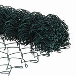 Chain Link Fence Green 10 x 1 m Steel 42004773