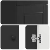 Bathroom Vanity with Sink Black 42 x 40 x 84.5 cm 890055