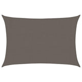 Sunshade Sail 160 g/m Anthracite 3x4.5 m HDPE 311073