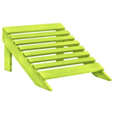 Garden Chair Green Solid fir wood 2-Seater Detachable 315916