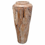Decoration Vase 40x100 cm Solid Teak Wood 285209
