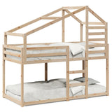 Bunk Bed without Mattress 90x190 cm Solid Wood Pine 3281964