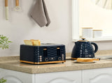 3000W 1.7L Rapid Boil Kettle & 4 Slice Toaster, Kettle and Toaster Set with 7 Browning Controls and T3398P344716