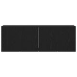 TV Cabinets 2 pcs Black Oak 120x30x41 cm Engineered Wood 862195
