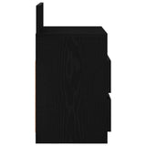 Bedside Cabinet with 2 Drawers Black 40x33x60 cm 858562