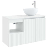 Bathroom Furniture Set 2 pcs White Engineered Wood 3404024