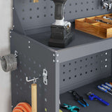 Tool Trolley Anthracite 65 x 35 x 111 cm Cold-rolled Steel 874555