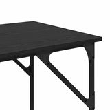 Desk Black Oak 120 x 50 x 75 cm Engineered Wood 883034