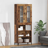 Highboard Old Wood 69.5 x 34 x 180 cm Engineered Wood 3415766