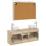 Bathroom Furniture Set 4 pcs Sonoma Oak 3406697