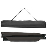 Folding Camping Bed Folding Manual Black Oxford fabric 42003181