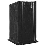 Firewood Rack with Rain Cover 100x100x200 cm Galvanised Steel 4104951