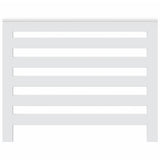 Radiator Cover White 104x20x82 cm Engineered Wood 852690