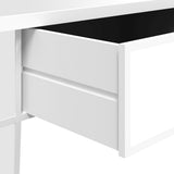 Mirrored Coffee Table 106x45x45 cm Engineered Wood and Glass 348528