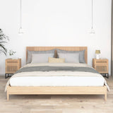 Bedside Cabinets 2 pcs 40x30x55.5 cm Engineered Wood&Iron 352096
