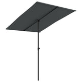 Garden Parasol with Aluminium Pole 2x1,5 m Anthracite 47338