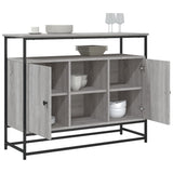 Sideboard Grey Sonoma 100x35x80 cm Engineered Wood 835542
