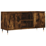 TV Cabinet Smoked Oak 104x35x50 cm Engineered Wood 827009