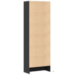 Highboard with LED Black 69x32.5x200 cm Engineered Wood 3307906