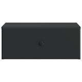 Wall-Mounted Bedside Cabinet 2 pcs Black 49 x 34.5 x 20 cm 899128
