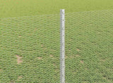 Welded Wire Fence 25 x 1 m Hot-Dip Galvanised Steel 3336998