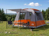 Party Tent Grey and Orange 4-Person 42017447