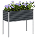 Garden Planter Anthracite 100x45x90 cm Steel 4008972