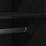Wardrobe Black Oak 90 x 52 x 200 cm Engineered Wood 862436