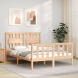 Bed Frame without Mattress 120x200 cm Solid Wood Pine 3192421