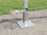 Welded Wire Fence with Concrete Base 10 x 0.4 m 3353747