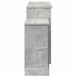 Electric Fireplace Concrete 140 x 30 x 67 cm Engineered wood 8021146