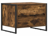Bedside Table 2 pcs Smoke Oak 50 x 39.5 x 50 cm Engineered Wood 886683