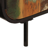 Sideboard 140x35x70 cm Solid Wood Reclaimed and Metal 355845