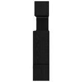 TV Units Wall-mounted 4 pcs Black Oak Engineered wood 3393493