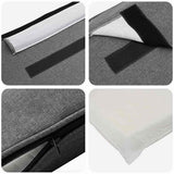 Upholstered Headboard Brown and Light Grey 200 cm 880158
