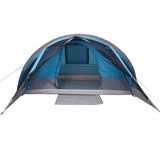 Family Tent Cabin 6-Person Blue Waterproof 94747